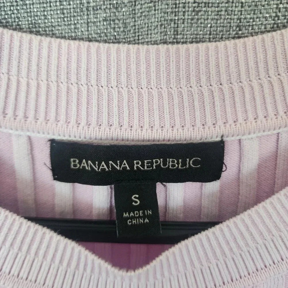 Banana Republic Color-Blocked Sweater Small Multicolor Crew Neck Long Sleeve - Picture 5 of 10